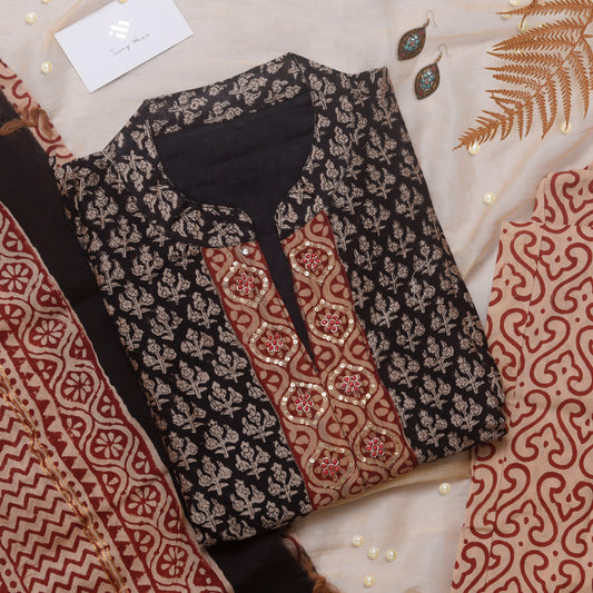 Ivory Hues Raaga Bhairavi — Chanderi kurta set Singapore