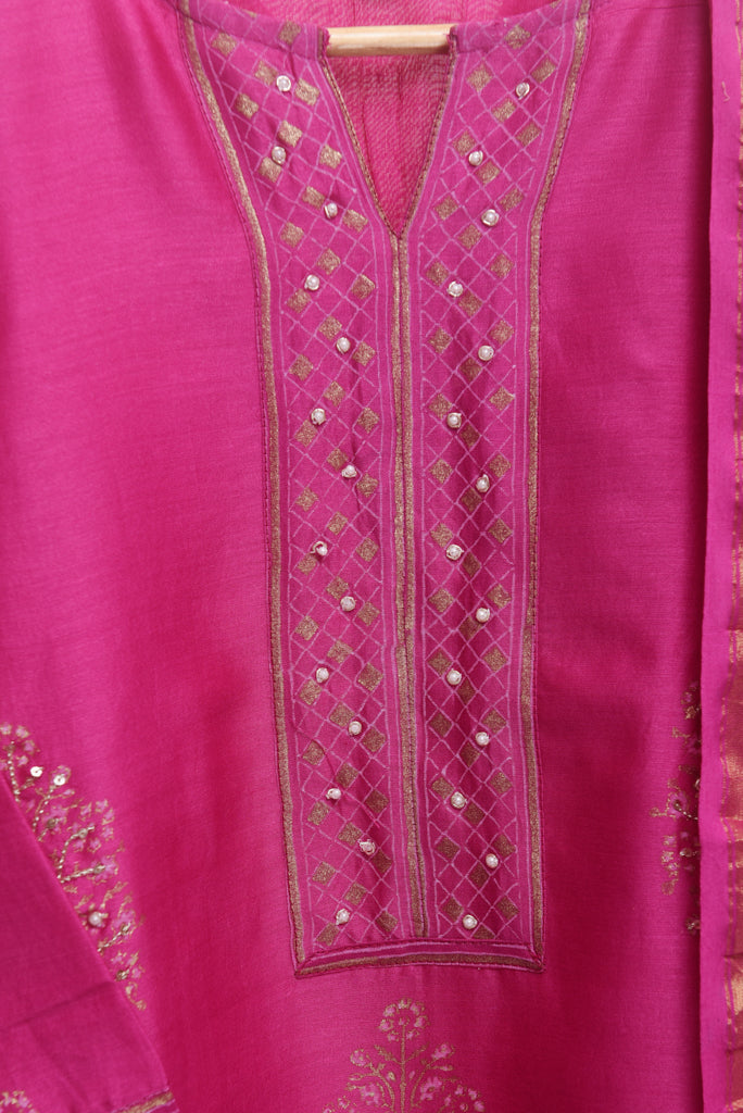 Ivory Hues Raaga Mohini Chanderi kurta set — Indian ethnic wear Singapore