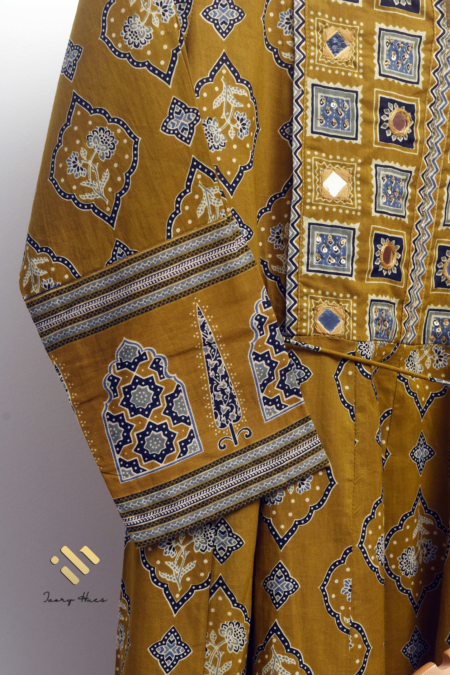 Ivory Hues Sunehri Haldi Indian ethnic kurta set — Indian ethnic wear Singapore