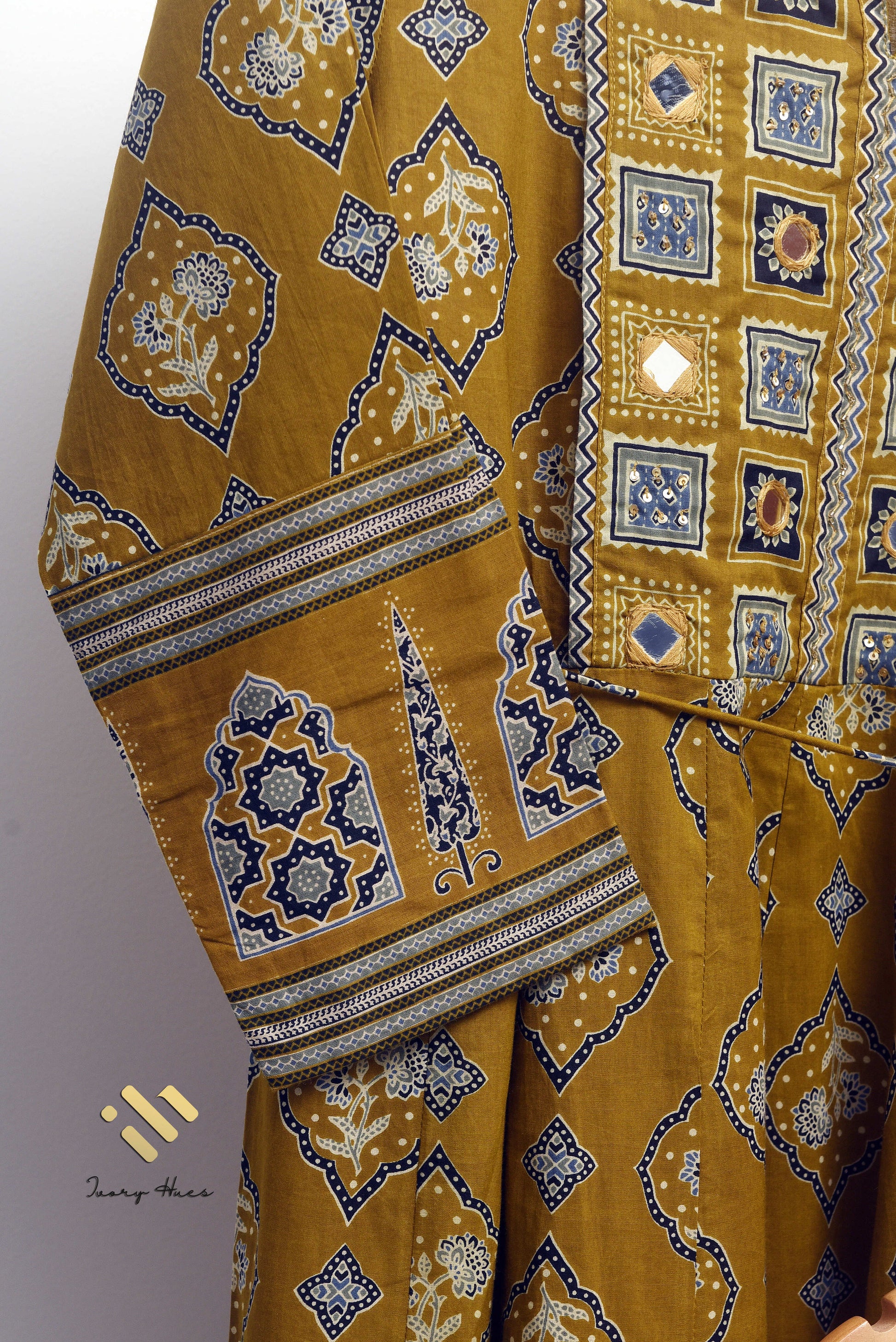 Ivory Hues Sunehri Haldi Indian ethnic kurta set — Indian ethnic wear Singapore