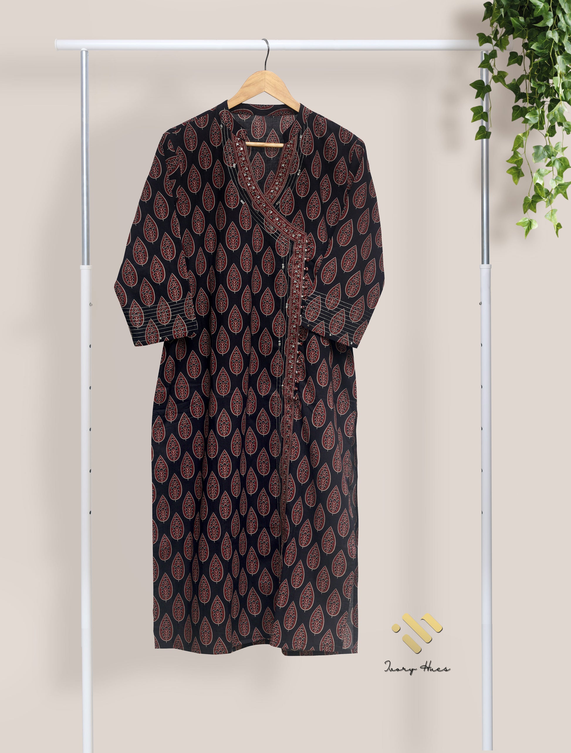 Ivory Hues Sunehri Kanak Indian ethnic kurta set — Indian ethnic wear Singapore