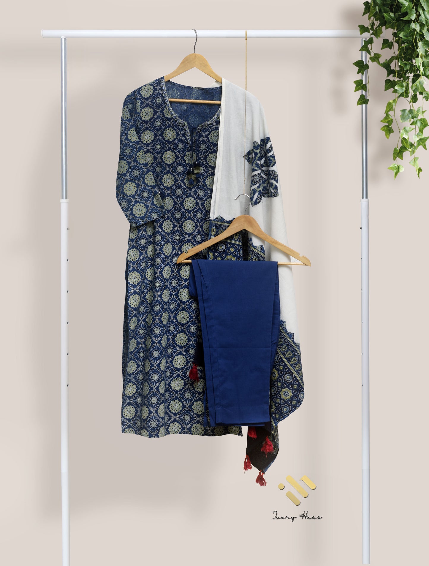 Ivory Hues Sunehri Pal Indian ethnic kurta set — Indian ethnic wear Singapore